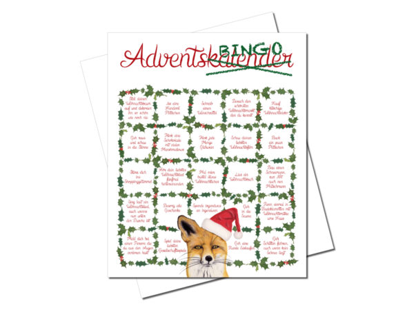 Adventskalender-Bingo