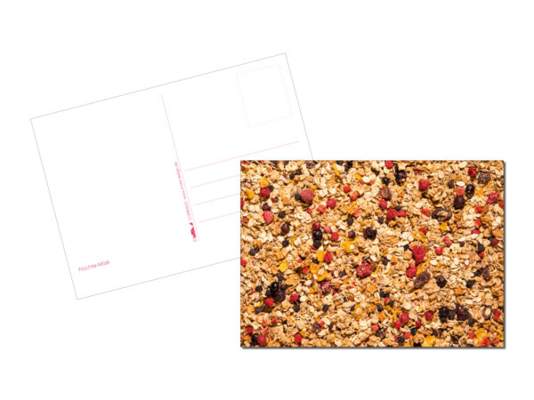 Postkarte // Früchte-Müsli