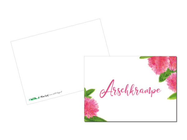 Postkarte // Arschkrampe