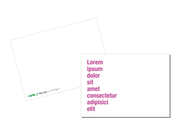 Postkarte // Blindtext