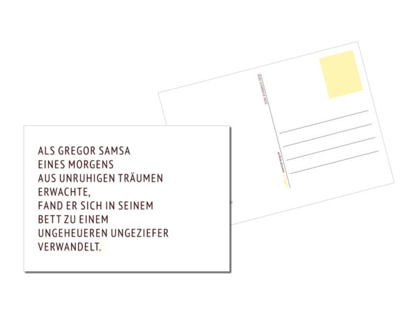 Postkarte // Die Verwandlung