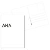 Postkarte // AHA-Type