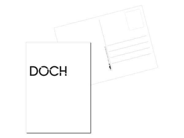 Postkarte // DOCH-Type