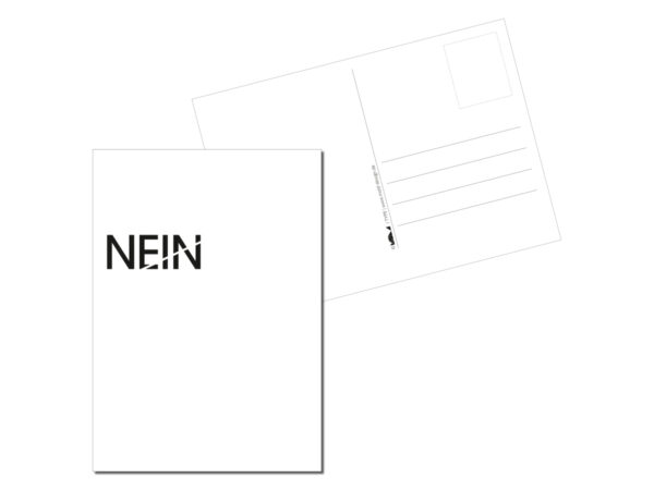 Postkarte // NEIN-Type