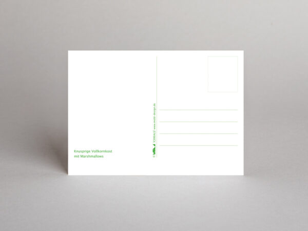 Postkarte // Knusprige Vollkornkost mit Marshmallows – Bild 3