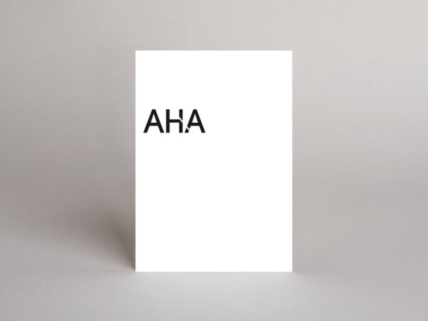Postkarte // AHA-Type – Bild 2