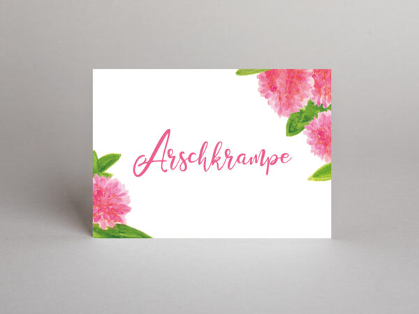 Postkarte // Arschkrampe – Bild 2